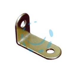 MENSOLINA REGGIPIANO AD ANGOLO - mm.23,5x34 in acciaio ottonato