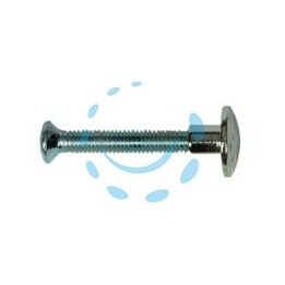 NOTTOLINO OTTONE NICHELATO CON VITE vite ø mm.4x30
