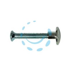 NOTTOLINO OTTONE NICHELATO CON VITE vite ø mm.4x30
