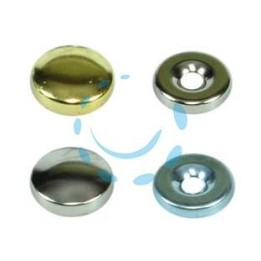 BORCHIE COPRIVITI BOMBATE - ø mm.12 ottone nichelato