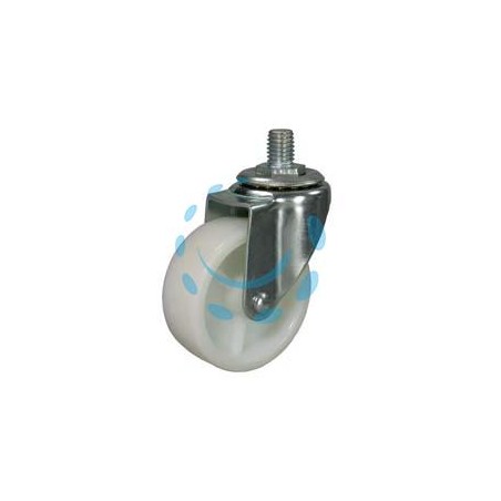 RUOTE CON PERNO "FORCELLA" - ø mm.40 perno ø mm.8x25