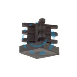 PUNTALI ALETTATI INTERNI PER TUBO QUADRO - mm.35x35x37h.
