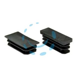 PUNTALI ALETTATI INTERNI PER TUBO RETTANGOLARE - mm.30x40x25h. base piramidale