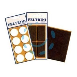 FELTRINI ADESIVI - tondi ø mm.30 colore marrone