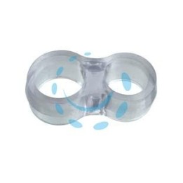 PARACOLPI ANTIURTO DOPPIO PER MANIGLIA - mm.47x25 