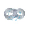 PARACOLPI ANTIURTO DOPPIO PER MANIGLIA - mm.47x25 