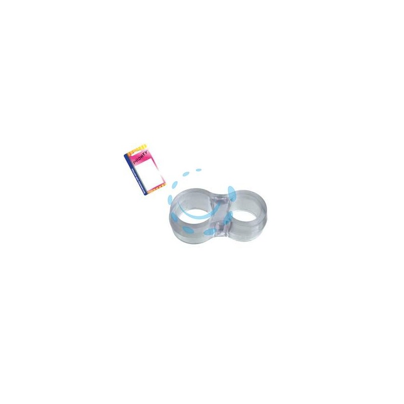 PARACOLPI ANTIURTO DOPPIO PER MANIGLIA IN BLISTER - mm.47x25, in bl.4 pz.