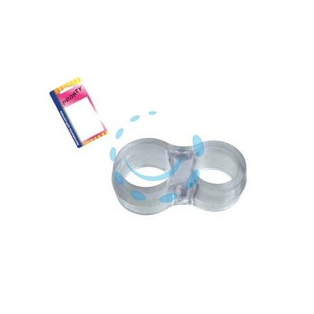 PARACOLPI ANTIURTO DOPPIO PER MANIGLIA IN BLISTER - mm.47x25, in bl.4 pz.