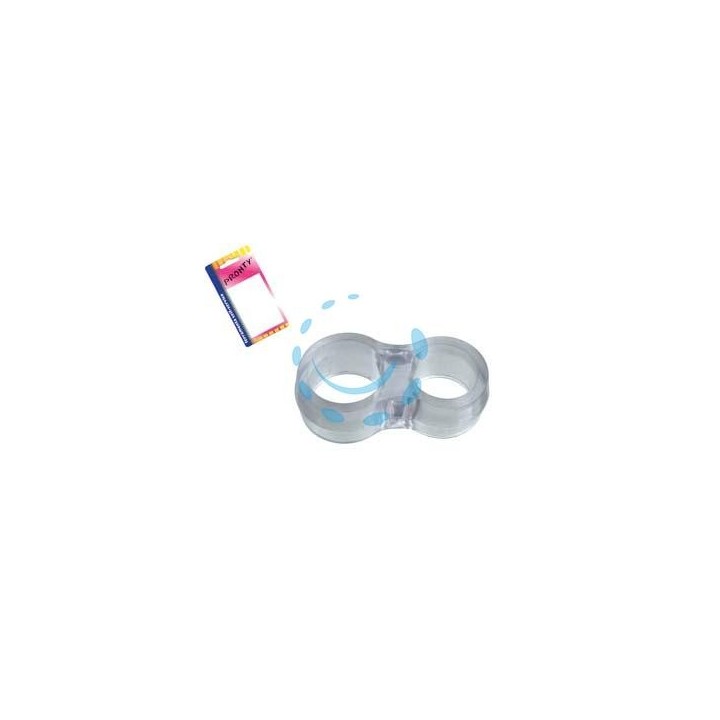 PARACOLPI ANTIURTO DOPPIO PER MANIGLIA IN BLISTER - mm.47x25, in bl.4 pz.
