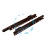 GUIDE SCORREVOLI PER CASSETTI CON RULLI TEFLON MARRONI - cm.60 (art.4001 61 3)