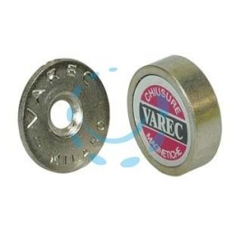 CRICCHETTI MAGNETICI A PASTICCA - ø mm.14x5,5h. attrazione Kg.1,5 (RP14)