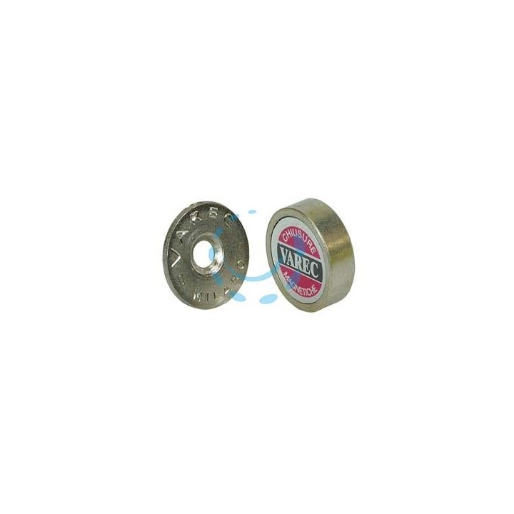 CRICCHETTI MAGNETICI A PASTICCA - ø mm.22x6,5h. attrazione Kg.3 (RP22)