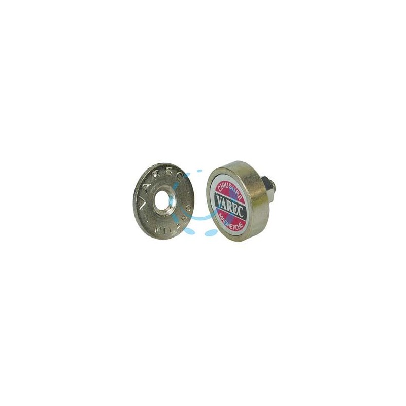 CRICCHETTI MAGNETICI A PASTICCA CON VITE - ø mm.14x5,5h. attrazione Kg.1,5 (RPV14)