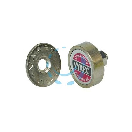 CRICCHETTI MAGNETICI A PASTICCA CON VITE - ø mm.14x5,5h. attrazione Kg.1,5 (RPV14)