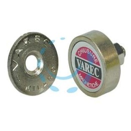 CRICCHETTI MAGNETICI A PASTICCA CON VITE - ø mm.22x6,5h. attrazione Kg.3 (RPV22)