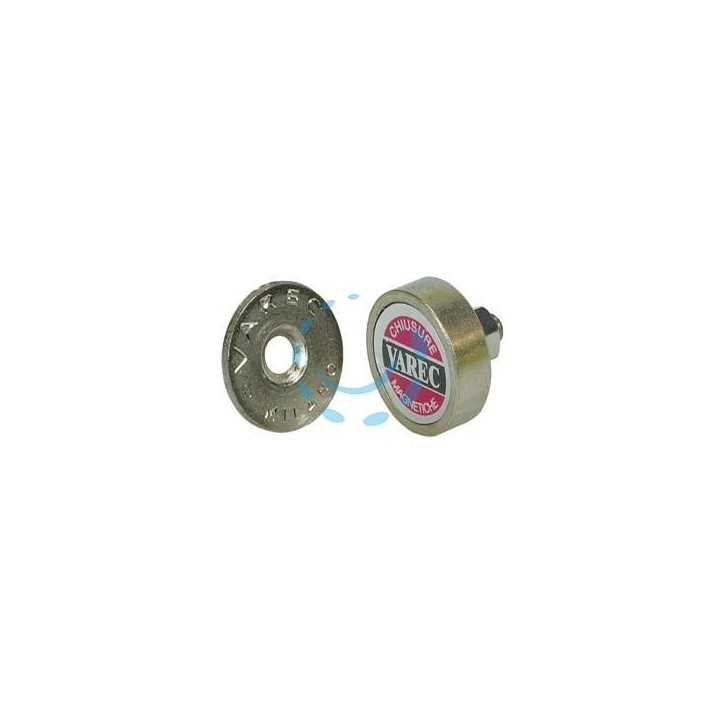 CRICCHETTI MAGNETICI A PASTICCA CON VITE - ø mm.22x6,5h. attrazione Kg.3 (RPV22)