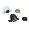 CRICCHETTI MAGNETICI REGOLABILI - mm.27x15x17h. attraz. Kg.2,5 bianco (RMS12)