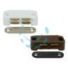 CRICCHETTI MAGNETICI PICCOLI - mm.45x21x13h. attrazione Kg.3,5 bianco UCN10