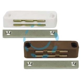 CRICCHETTI MAGNETICI GRANDI - mm.74x20x16h. attrazione Kg.14 marrone UC20