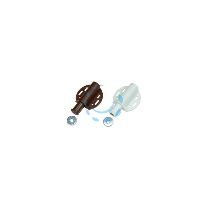 CRICCHETTO MAGNETICO AUTOMATICO A SCATTO DA APPLICARE - colore bianco
