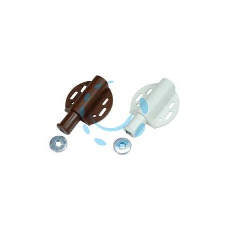 CRICCHETTO MAGNETICO AUTOMATICO A SCATTO DA APPLICARE - colore marrone