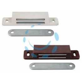 CRICCHETTO MAGNETICO GRANDE - mm.87x20x15h. in plastica marrone