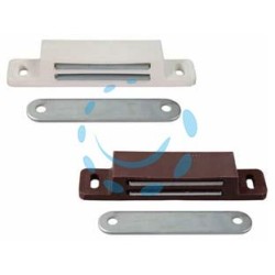 CRICCHETTO MAGNETICO GRANDE - mm.87x20x15h. in plastica marrone