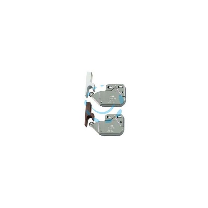 CRICCHETTO A SPINTA MINI LATCH CON RISCONTRO - mm.36x28x11 - bianco