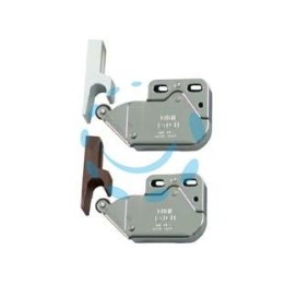 CRICCHETTO A SPINTA MINI LATCH CON RISCONTRO - mm.36x28x11 - marrone