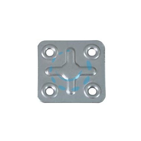 PIASTRA DI GIUNZIONE 4 FORI - mm.40x40