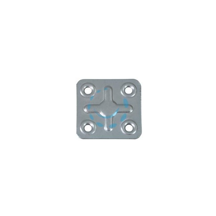 PIASTRA DI GIUNZIONE 4 FORI - mm.40x40