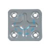 PIASTRA DI GIUNZIONE 4 FORI - mm.40x40