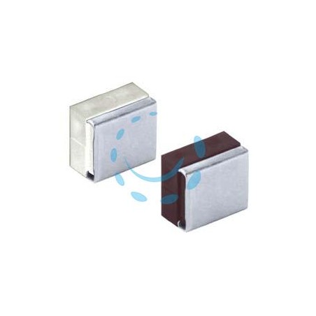GIUNZIONI DI ASSEMBLAGGIO CON PIASTRA - mm33x18x29h. plastica colore bianco