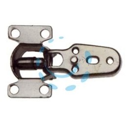 CERNIERE CON PIASTRINA E VITE REGOLABILI - collo piano foro ø mm.35