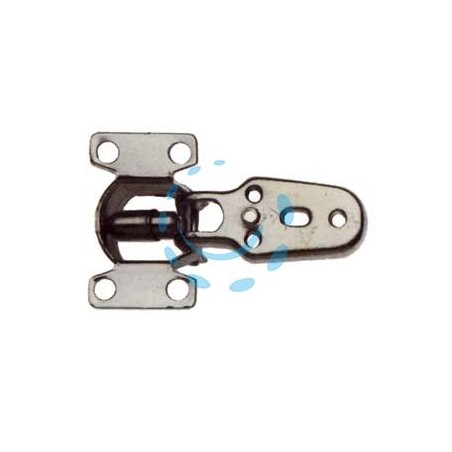 CERNIERE CON PIASTRINA E VITE REGOLABILI - collo piano foro ø mm.35