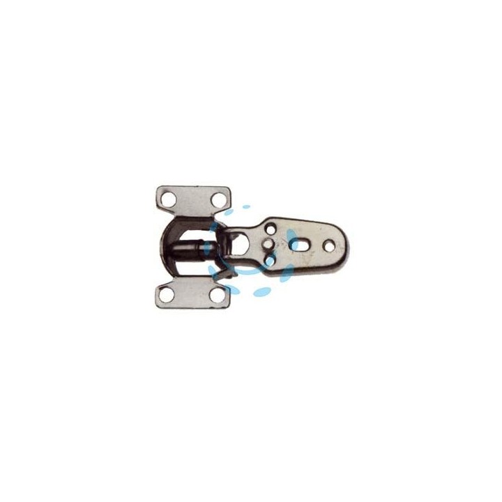 CERNIERE CON PIASTRINA E VITE REGOLABILI - collo alto foro ø mm.35