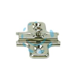 BASETTE PER CERNIERE INCASSO B2V3H - mm.3h.