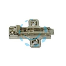 BASETTE PER CERNIERE INCASSO CON CLIP BAR3R - mm.0h.