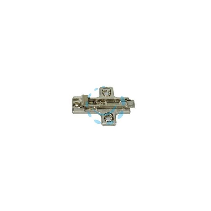 BASETTE PER CERNIERE INCASSO CON CLIP BAR3R - mm.0h.