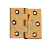 CERNIERE OTTONE FRESATE MEZZA CURVA ZANCATE - mm.40x35