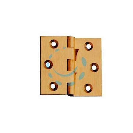 CERNIERE OTTONE FRESATE MEZZA CURVA ZANCATE - mm.50x40