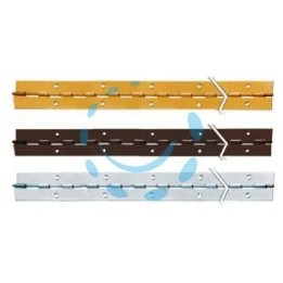 CERNIERE A METRAGGIO DA MT.2 - mm.40x0,7 ferro brunito