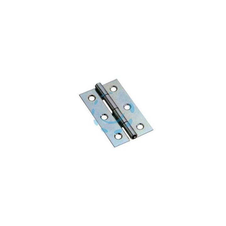 CERNIERE STRETTE PERNO FISSO ART.120 - mm.25x19x0,8 spess.