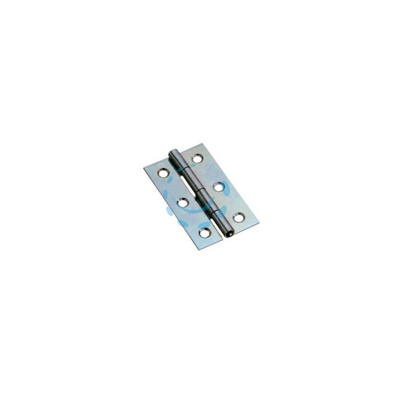 CERNIERE STRETTE PERNO FISSO ART.120 - mm.35x25x0,8 spess.
