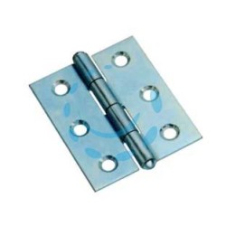 CERNIERE MEZZE LARGHE PESANTI CON PERNO FISSO ART.838 - mm.30x28,5x1,4 spess.