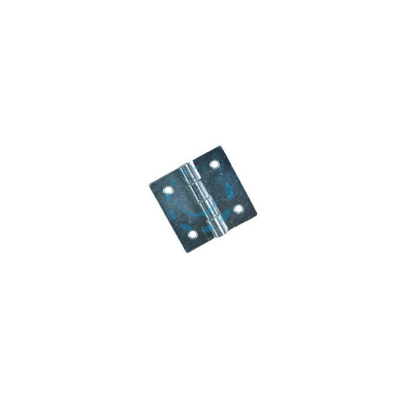 CERNIERE QUADRE PERNO FISSO ART.121 - mm.25x25x0,8 spess.
