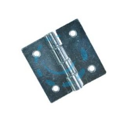 CERNIERE QUADRE PERNO FISSO ART.121 - mm.38,5x38,5x1 spess.