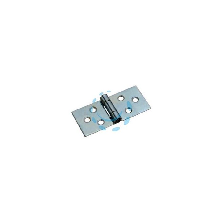 CERNIERE RETTANGOLARI PESANTI CON PERNO FISSO ART.126 - mm.26x52x1,4 spess.