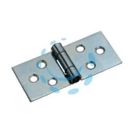 CERNIERE RETTANGOLARI PESANTI CON PERNO FISSO ART.126 - mm.48x96x2 spess.