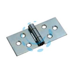 CERNIERE RETTANGOLARI PESANTI CON PERNO FISSO ART.126 - mm.48x96x2 spess.